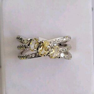 Bomb Party Ring Size 6 "Cross My Heart"